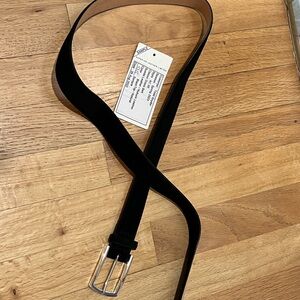 Todd snyder suede black Belt